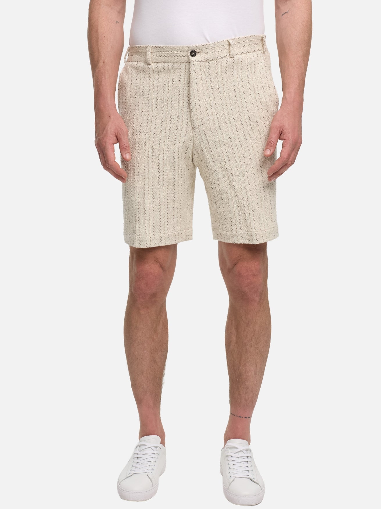 Herren Shorts DiPino SE in Med. Beige, Vorderansicht
