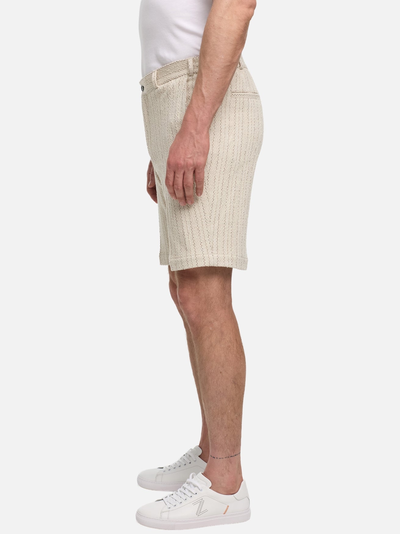 Herren Shorts DiPino SE in Med. Beige, Seitenansicht