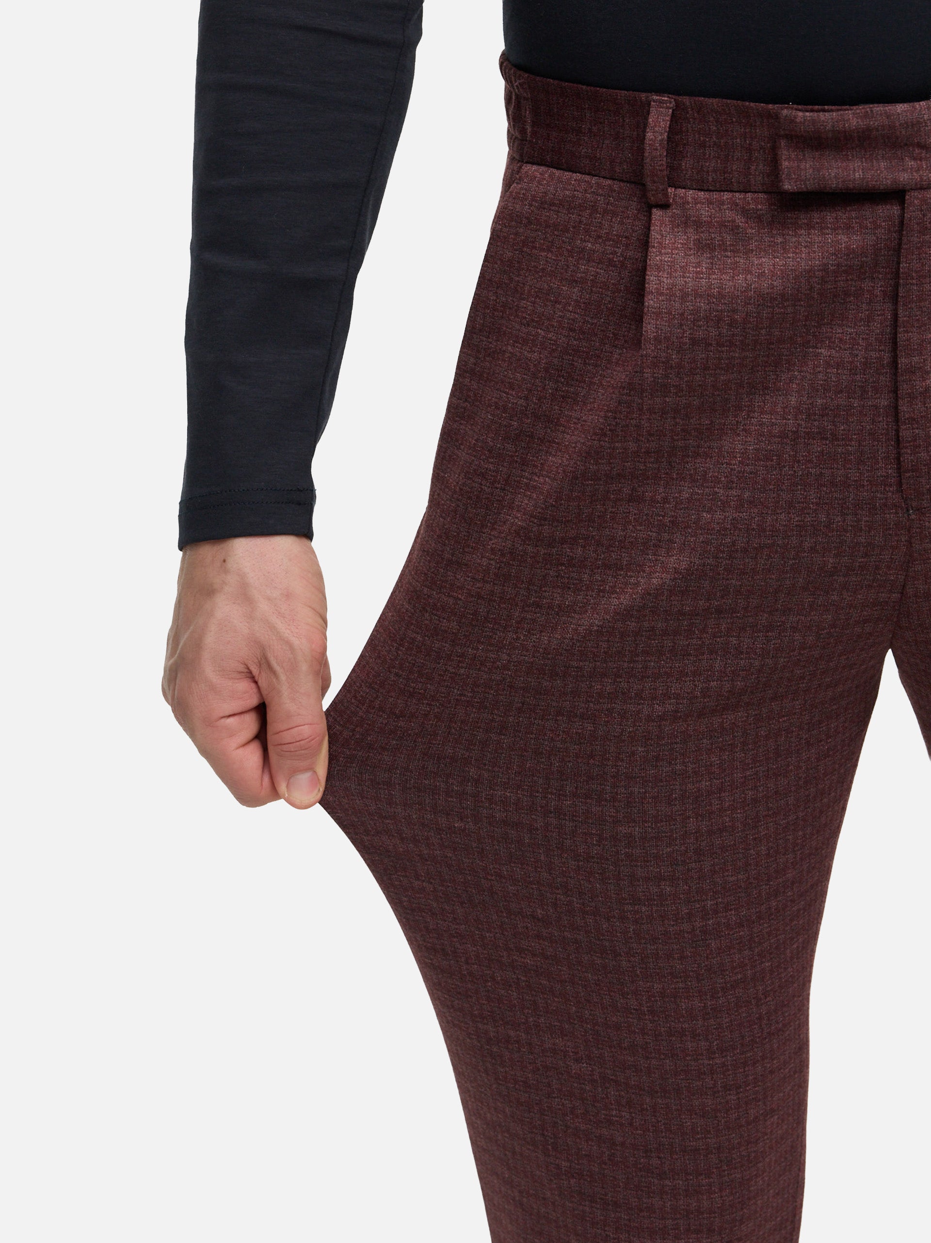 DiConnor40 SE Anzughose Modern Fit | Dk. Red