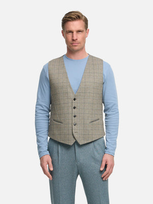 DiWesley Anzugweste Slim Fit | Med. Beige