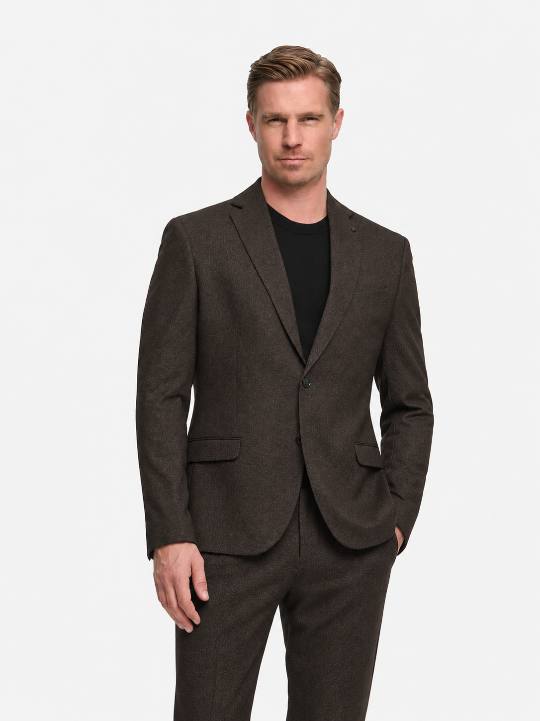 DiNick Sakko Slim Fit | Dk. Brown