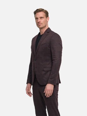 DiNick Sakko Slim Fit Dk. Red – Bestandteil des Anzugs