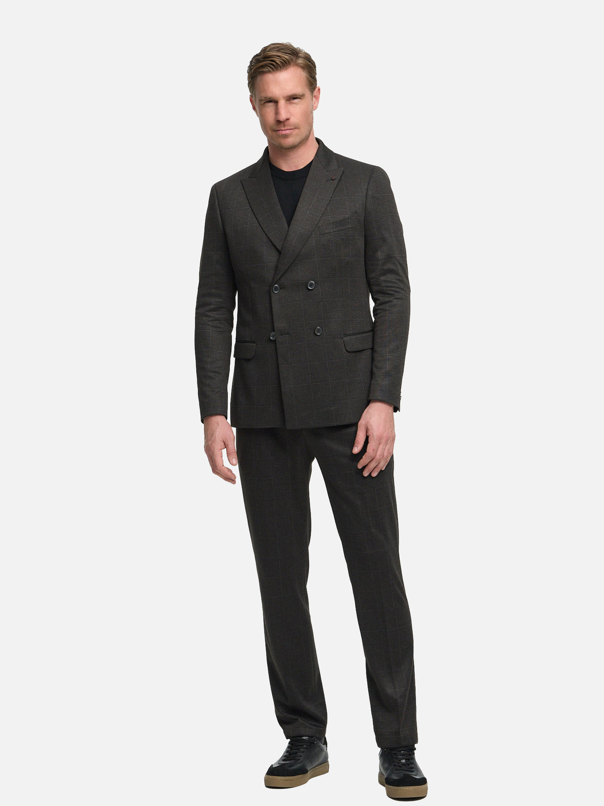 DiHugo Sakko Slim Fit | Dk. Brown