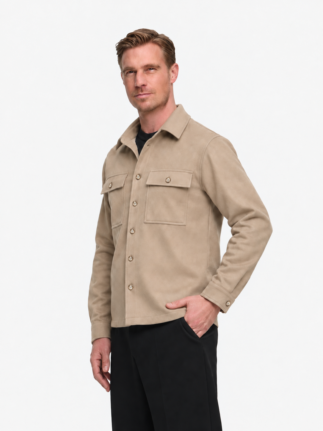 DiTyler Overshirt Regular Fit | Med. Beige