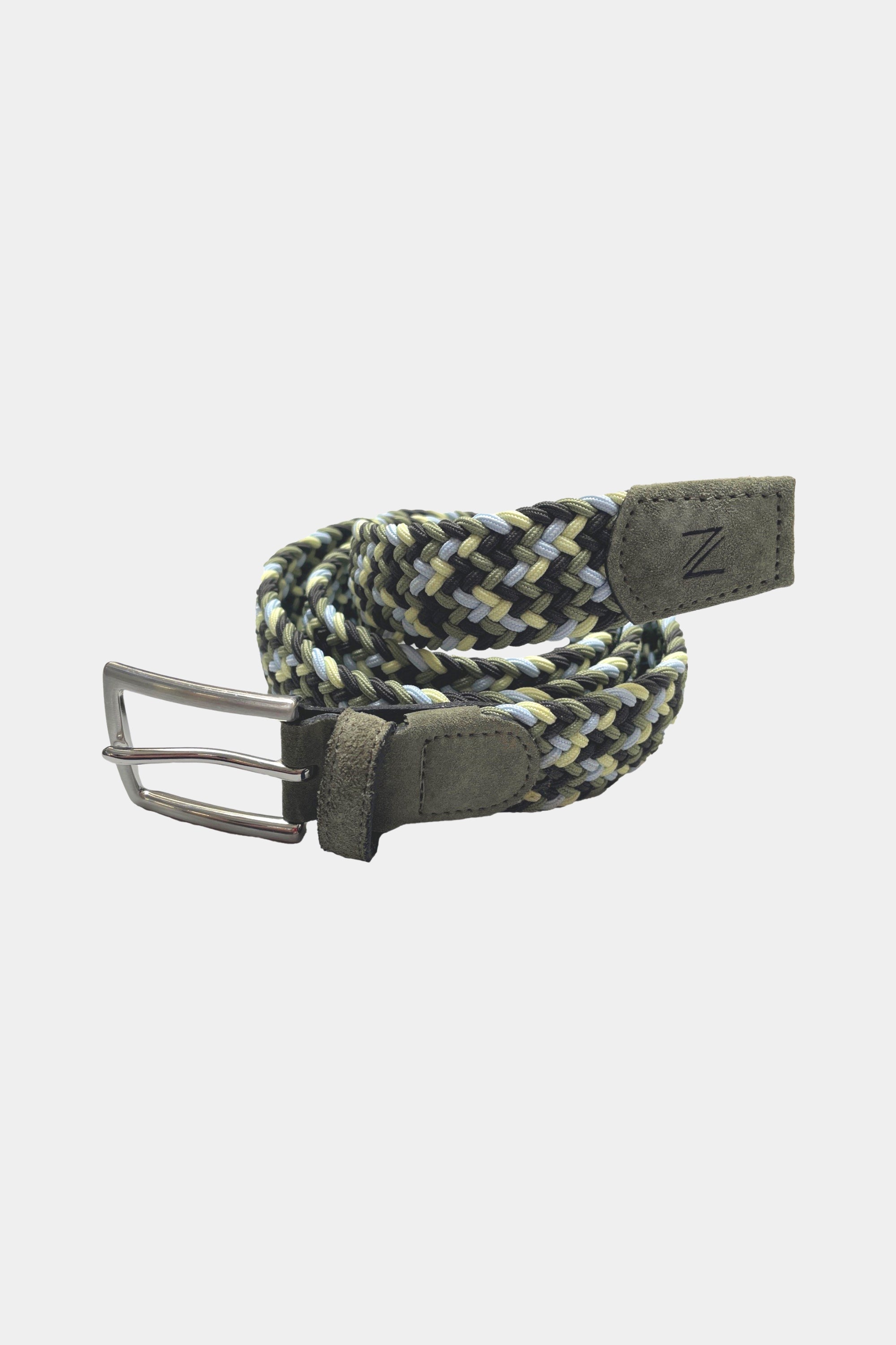 Flechtgürtel DiGerd 803-760 Grün Blau