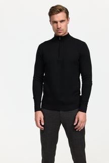 Zip-Pullover DiZip 401-900 Schwarz