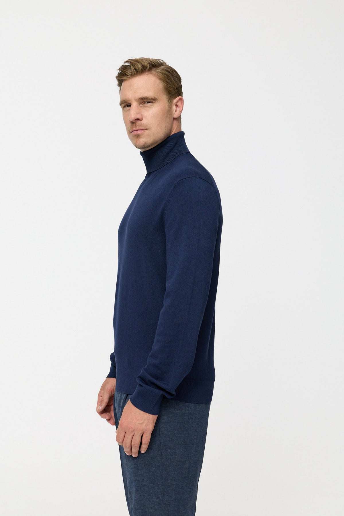 Rollkragen Pullover DiRyan 408-680 Navy