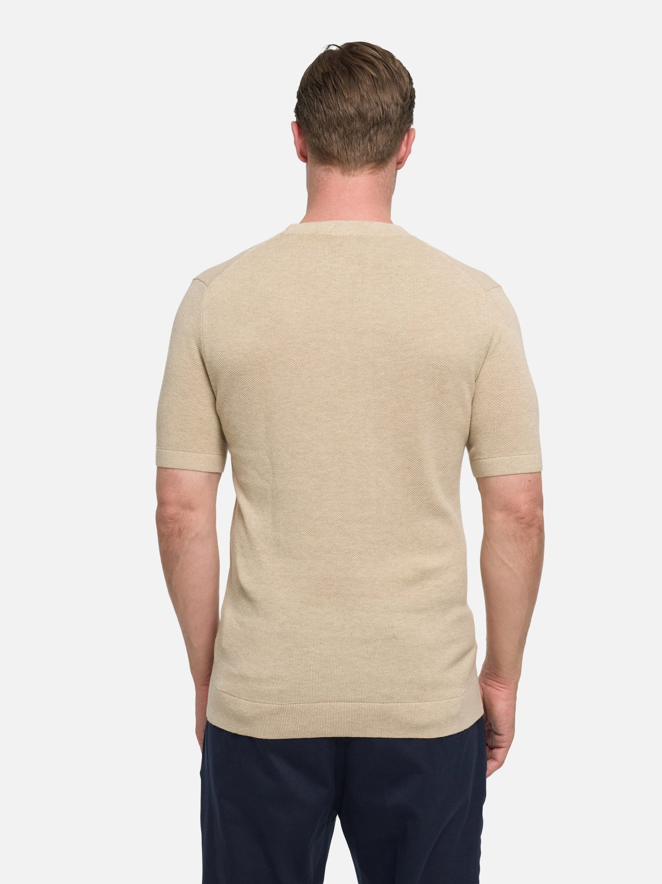 DiVanni T-Shirt Slim Fit | Med. Beige