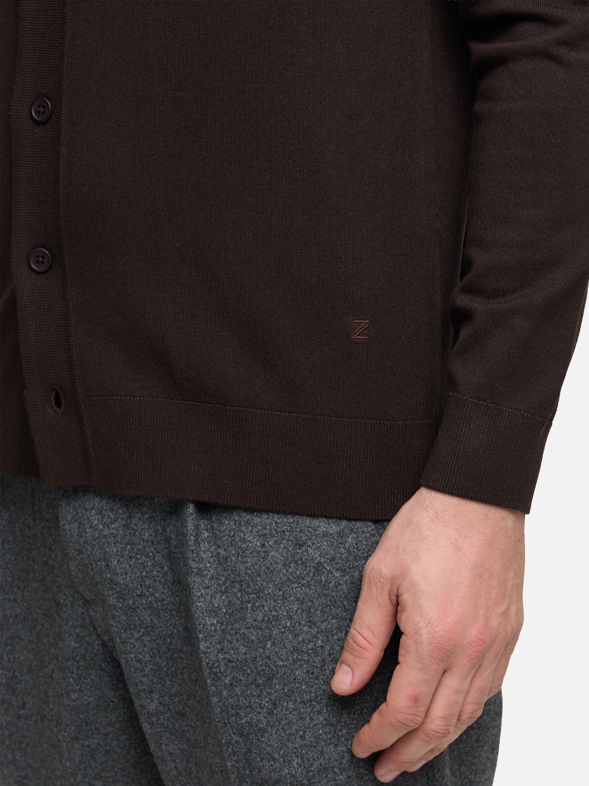 DiLenard Pullover Regular Fit | Dk. Brown