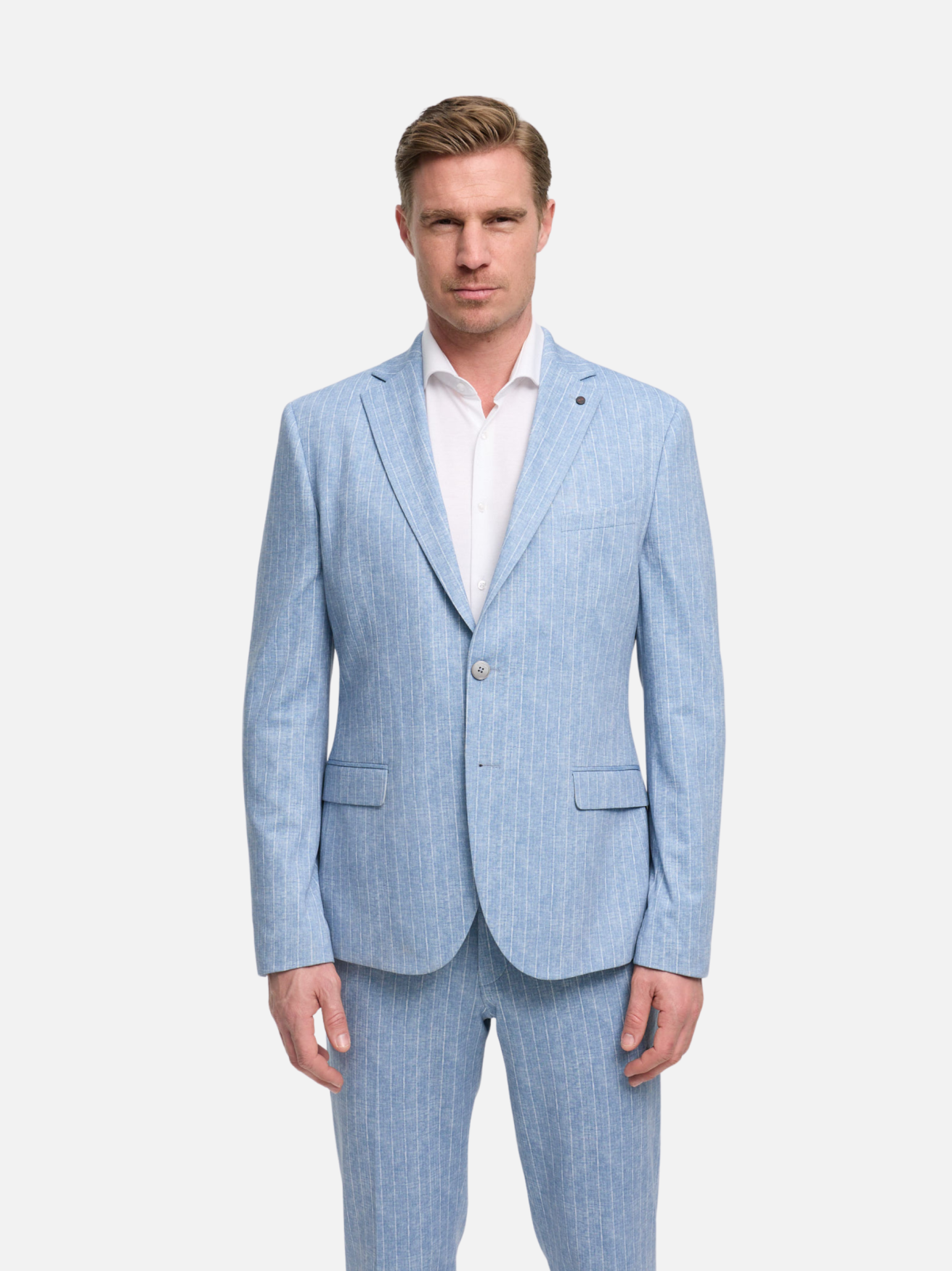 Herren Sakko DiNick in Med. Blue, Vorderansicht