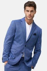 Sakko DiNick 221605-655 — Jeansblue, Vorderansicht