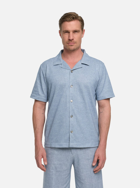 DiCarlo Hemd Slim Fit | Turquoise
