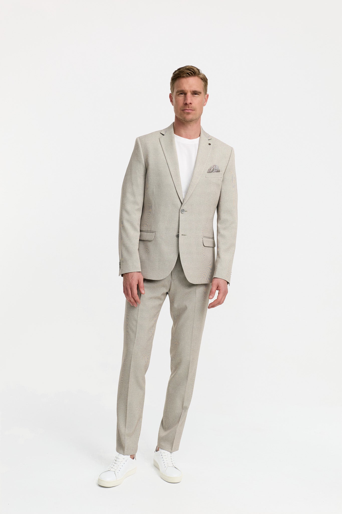 DiNick Sakko Slim Fit Lt. Beige – Bestandteil des Anzugs