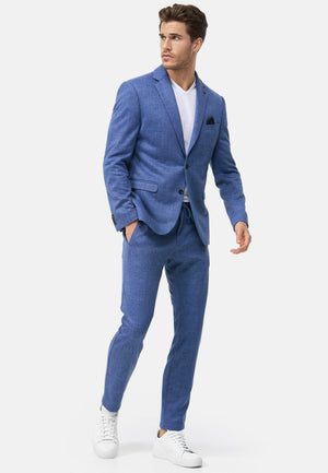 Jersey Anzug 221605-655 — Blue, Vorderansicht