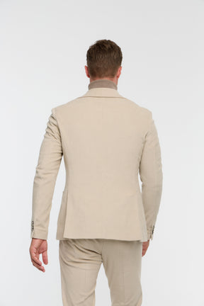 Jersey cord jacket DiNick AT 232619-220 beige