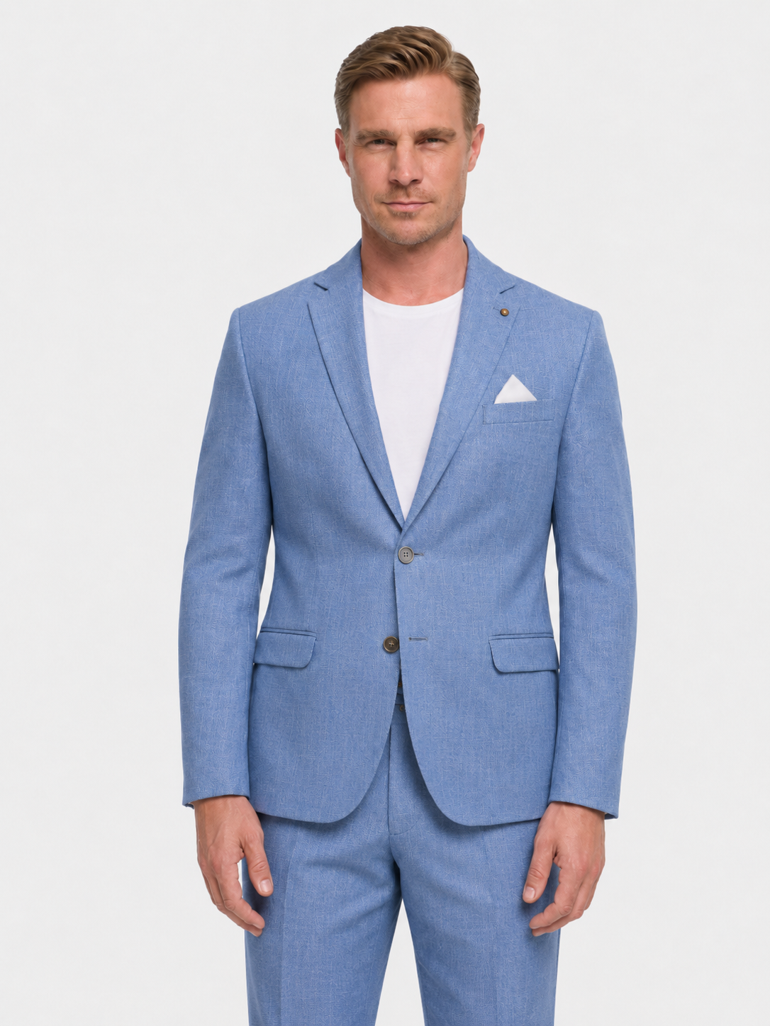 DiNick Sakko Slim Fit Bright Blue – Bestandteil des Anzugs