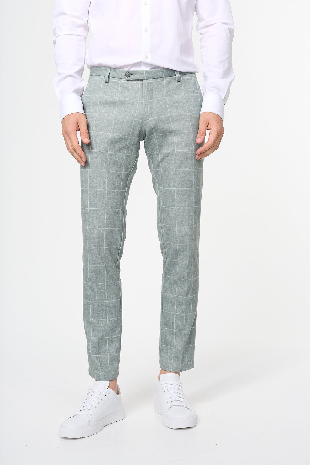 Buy Louis Philippe Men Slim Fit Grey Check Fromal Trousers Online - Lulu  Hypermarket India